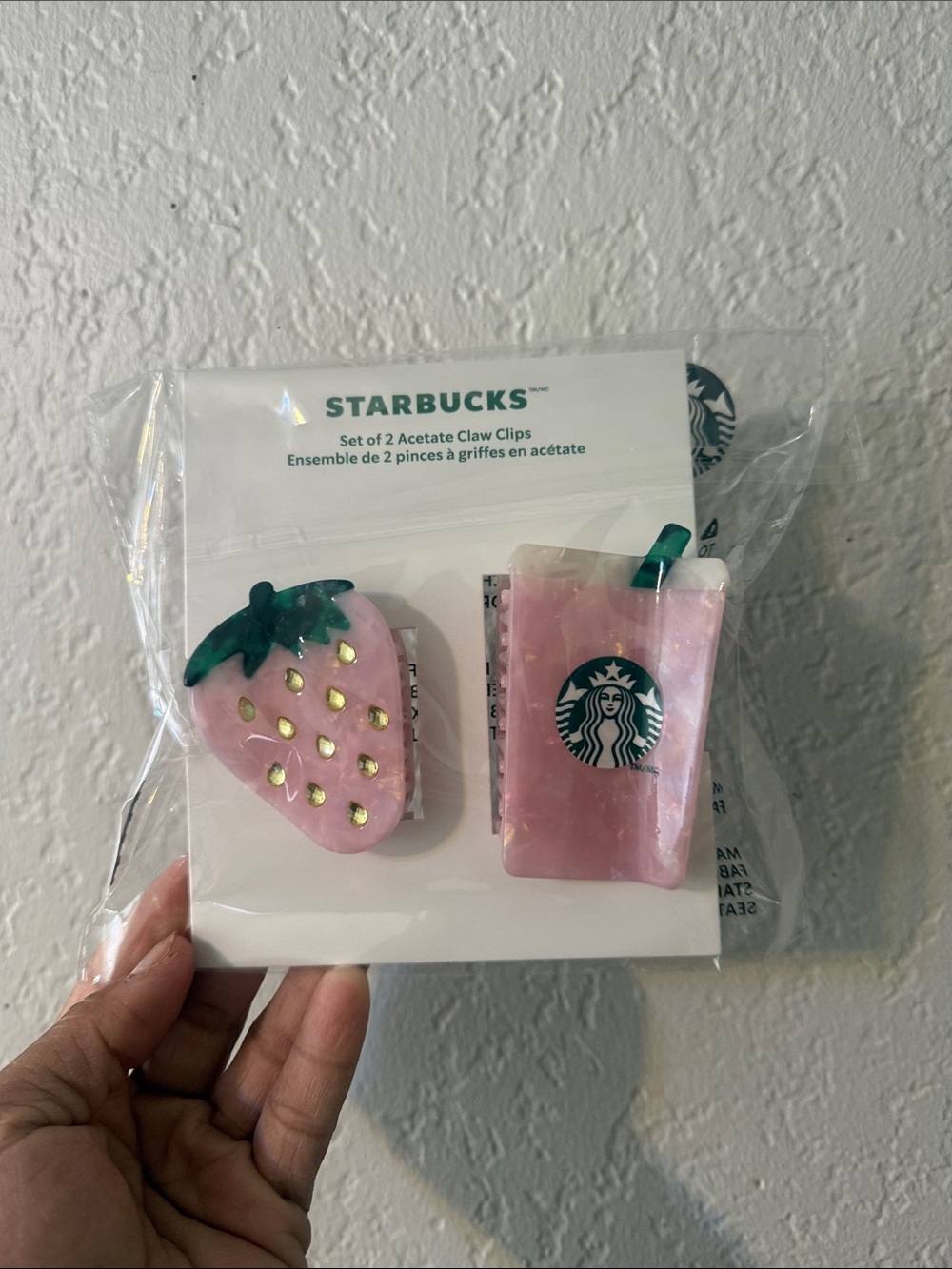 Starbucks Hair Clips